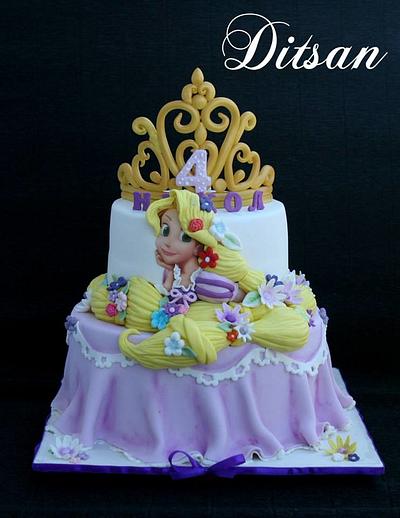 Rapunzel - Cake by Ditsan
