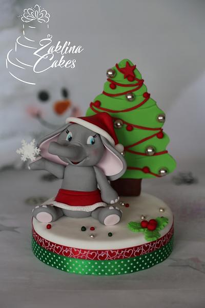 Christmas Elephant - Cake by Zaklina