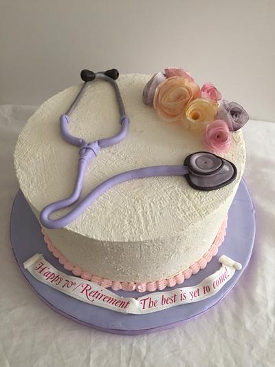 Happy birthday/retirement - Cake by Jaclyn Dinko