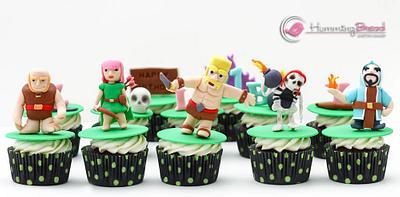 Clash of Clans Cupcakes - Cake by HummingBread