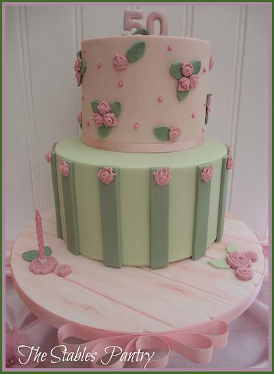  Vintage pastels - Cake by The Stables Pantry 