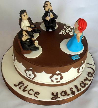 'Turkish musicians' Birthday cake - Cake by Maya Suna
