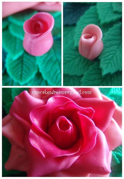 A ROSE FOR A SPECIAL LADY - Cake by Ana Remígio - CUPCAKES & DREAMS Portugal