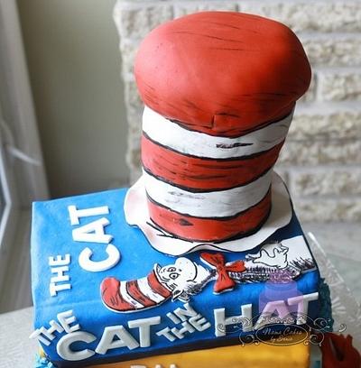 Dr. Seuss cat in the hat cake - Cake by Sonia Huebert