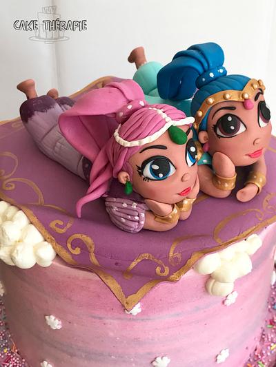 Shimmer and Shine Cake - Cake by Caketherapie
