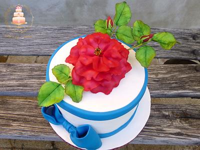 Red rose cake - Cake by Benny's cakes