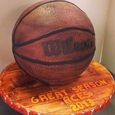 Wilson Basketball Cake - Cake by Ali Davis
