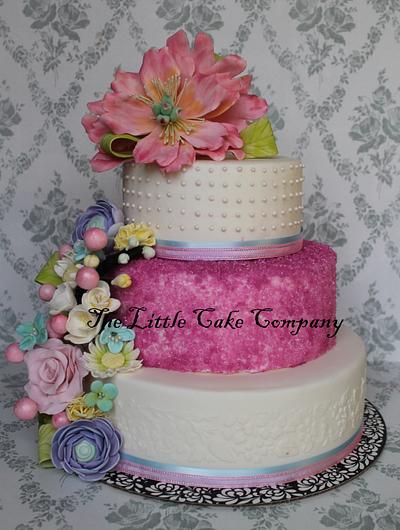 flower cake - Cake by The Little Cake Company