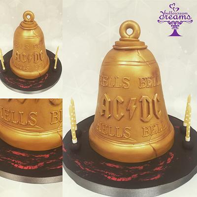 AC/DC Hells Bell - Cake by Buttercream Dreams
