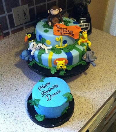 Dominic's 1st - Cake by AnnieCakes