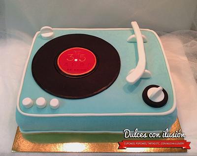 Record player cake - Cake by Dulces con ilusion