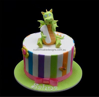 Year of the Dragon 1st Birthday Cake - Cake by Custom Cake Designs