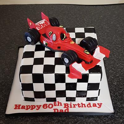 F1 cake - Cake by The Custom Piece of Cake