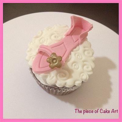 Tiny Sandal cupcake  - Cake by Roshyaly