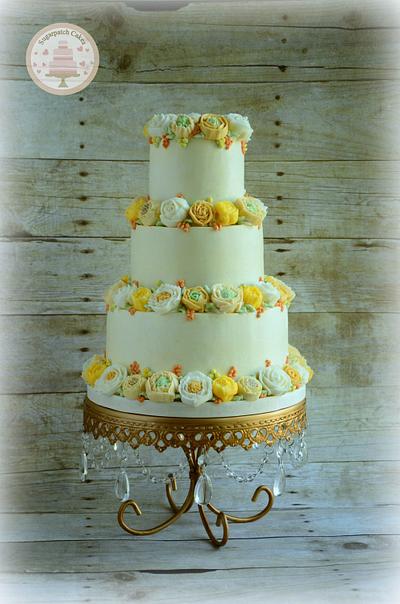 Golden Wedding Garlands - Cake by Sugarpatch Cakes