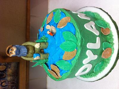 Uncle Si soakin his feet in the pond!  - Cake by sevenheavenlysweets
