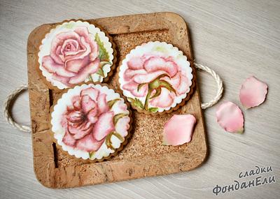 Cookies “Roses” - Cake by FondanEli