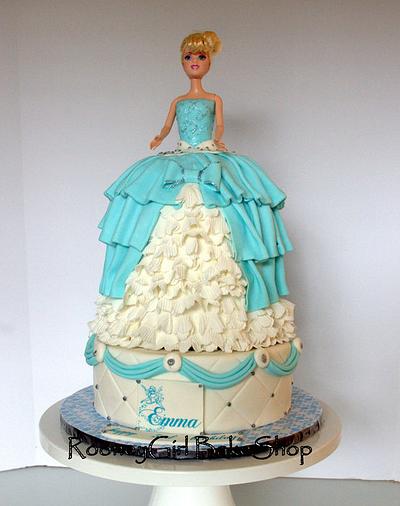 Ruffled Cinderella - Cake by Maria @ RooneyGirl BakeShop
