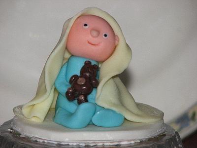 Baby and Teddy - Cake by June ("Clarky's Cakes")