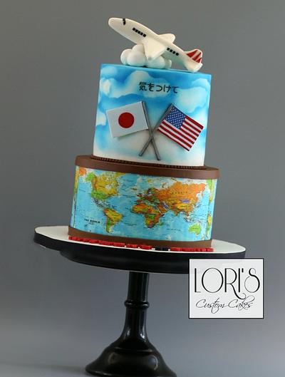 Off to College!  - Cake by Lori Mahoney (Lori's Custom Cakes) 