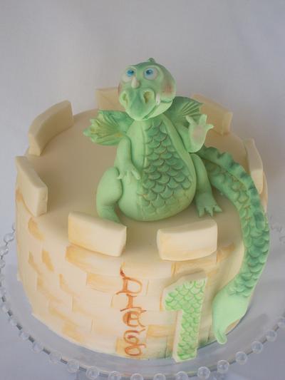 Diego, the dragon - Cake by Caterina Fabrizi