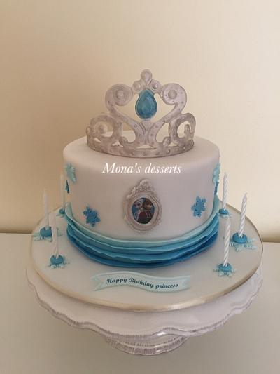 My daughter's frozen cake - Cake by Muna's Cakes 