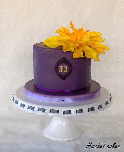 Purple cake - Cake by Mischel cakes