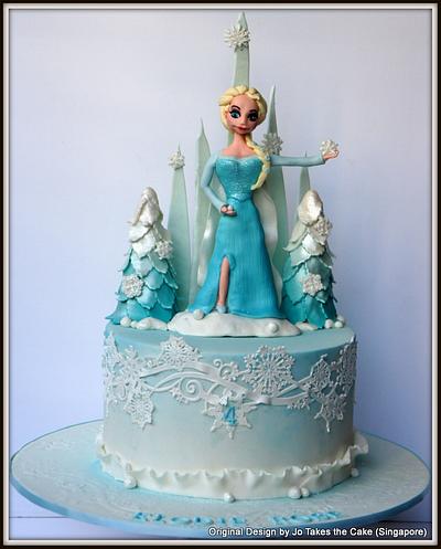 Frozen (again) - Cake by Jo Finlayson (Jo Takes the Cake)