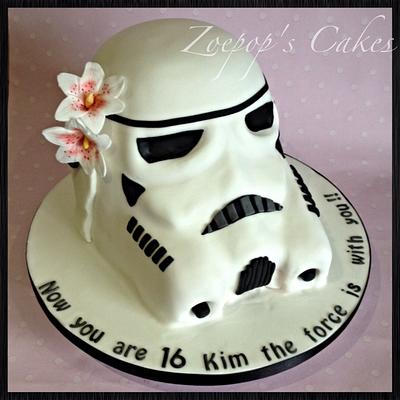 Girly Storm Trooper - Cake by Zoepop