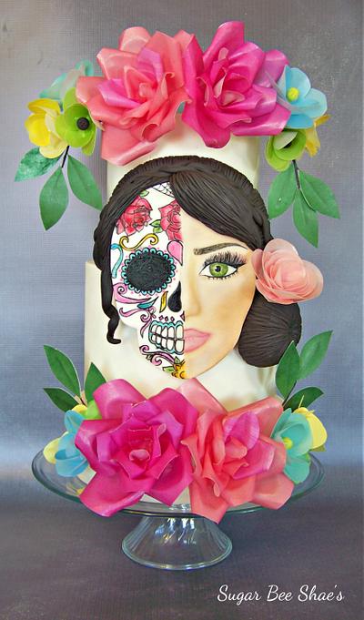 Day of the dead Tribute - Cake by SugarBeeShaes