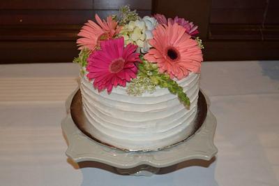 Spring Flowers - Cake by Kim Leatherwood