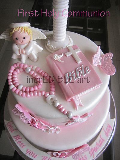 "Blessed"- First Holy Communion Cake - Cake by Rumana Jaseel