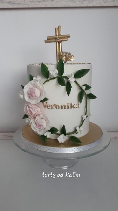 First Holy Communion - Cake by Kaliss