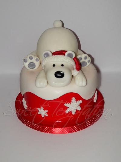 Christmas Polar Bear Cake - Cake by Urszula Landowska