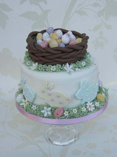 Easter Bunnies and Eggs - Cake by Cakexstacy