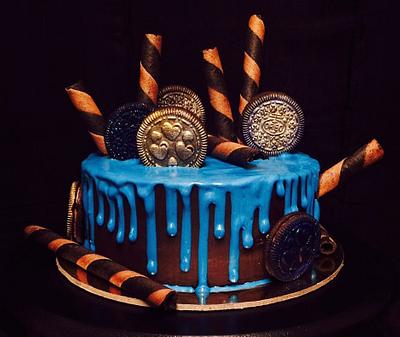 The baroque blue! - Cake by Mad Batter by Aashna