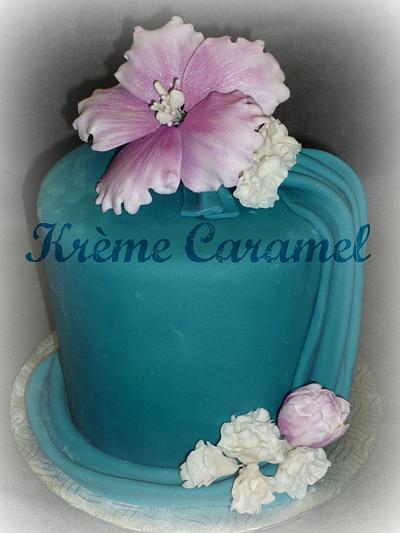 Emerald & flower - Cake by kreme