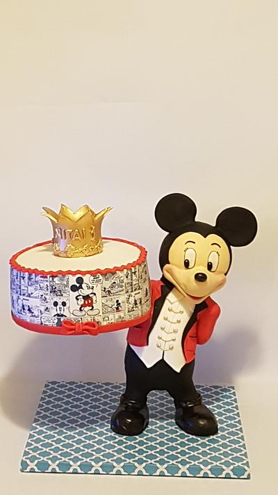 Mickey mouce gravity cake - Cake by Netta
