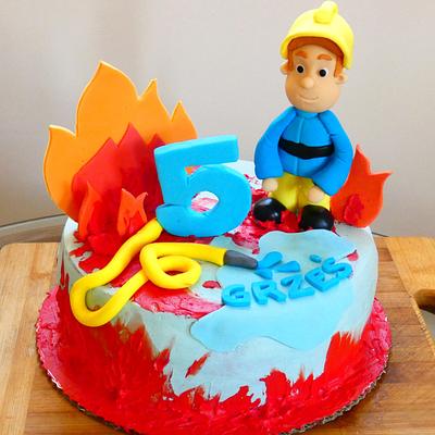 Fireman Sam cake - Cake by Alex