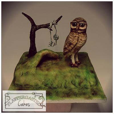 Burrowing Owl  - Cake by Flappergasted Cakes