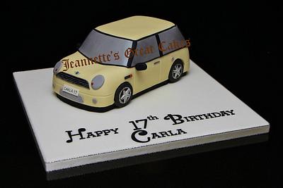 Mini Cooper - Cake by JeannettesGreatCakes