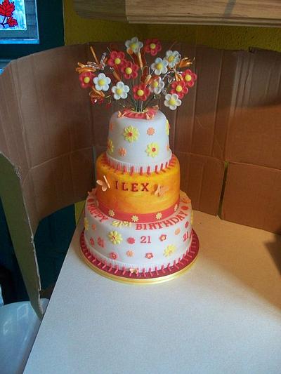 21st Birthday - Cake by jens cakes