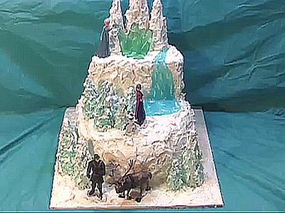 Disney's Frozen  or Winter Woodland Cake - Cake by DavidandNiko