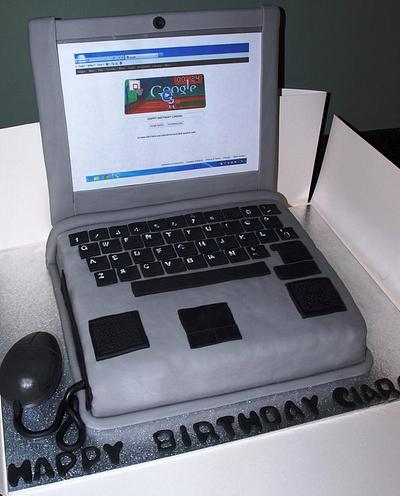 Laptop cake - Cake by Deb-beesdelights