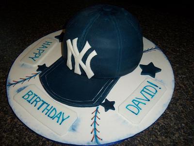 Baseball Cap Cake - Cake by Monica@eat*crave*love~baking co.