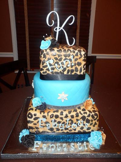 Fifty and Fantastic - Cake by PartyCakesByJoAnn