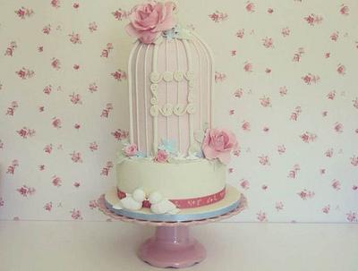 Vintage Birdcage - Cake by Bakedincakedout