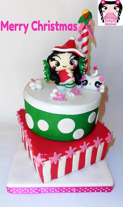 Kawaai Christmas Cake - Cake by Le Cupcakes della Marina