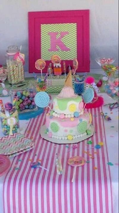 Candy land theme cake - Cake by Lori