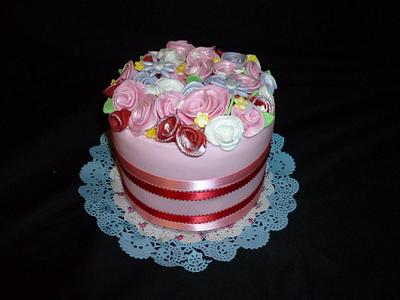 flower cake - Cake by Doyin